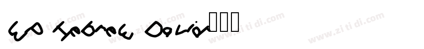 WP Hebrew David字体转换